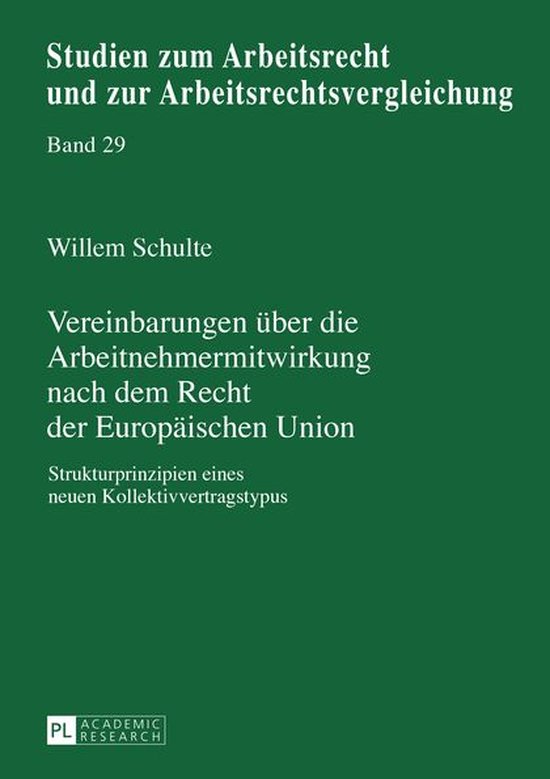 Studien zum Arbeitsrecht und zur Arbeitsrechtsvergleichung 2 ... - cover