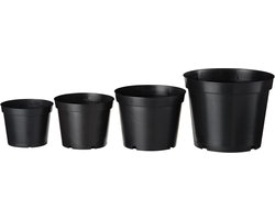 Nature Container Zwart - Kweekbenodigdheden - Ø19x15 cm