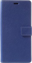 Shop4 - Samsung Galaxy Note 8 Hoesje - Wallet Case Cross Grain Blauw