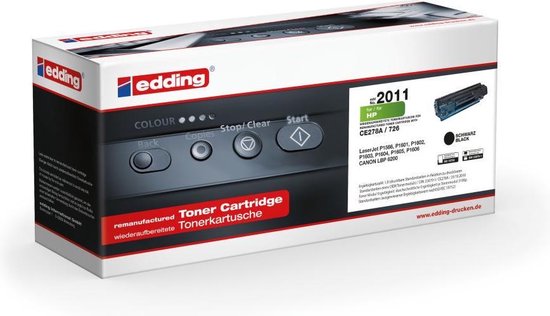 Edding EDD-2011 Tonercassette vervangt HP 78A, CE278A Zwart 2100 bladzijden Compatibel Toner