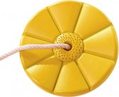 AXI Siège Balançoire ronde en plastique jaune - Balançoire Enfant - 27 cm