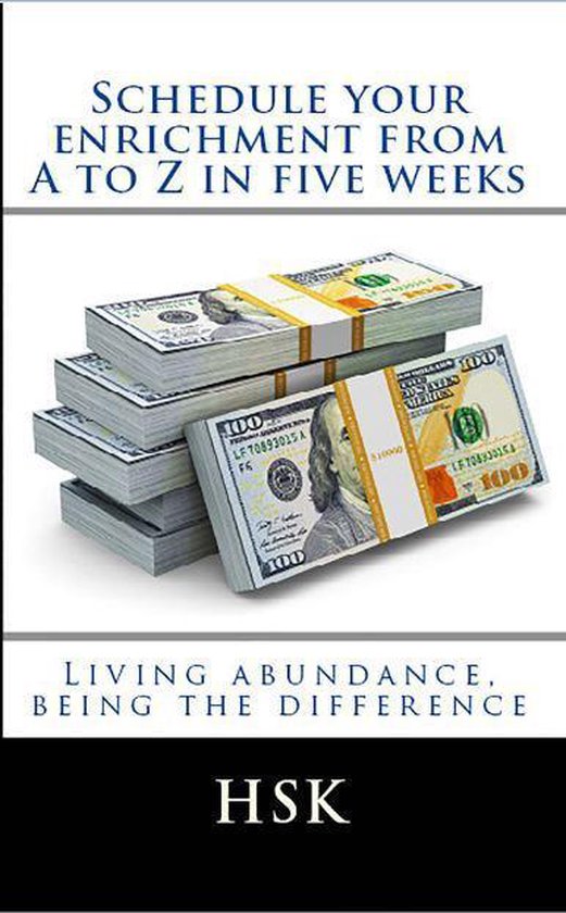 SCHEDULE YOUR ENRICHMENT FROM A TO Z IN FIVE WEEKS - cover