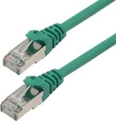 MCL 1m Cat6a S/FTP netwerkkabel S/FTP (S-STP) Groen