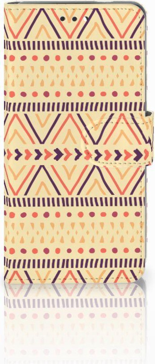 Nokia 3.1 (2018) Telefoon Hoesje Aztec Yellow
