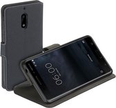 Nokia 6 Hoesje Luxe Bookstyle Y Wallet Case Zwart