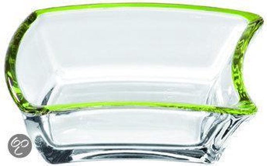 Hedendaags uitvinden Somber Leonardo Twisty Schaaltje - Groen - 13 x 13 cm - 4 stuks | bol.com