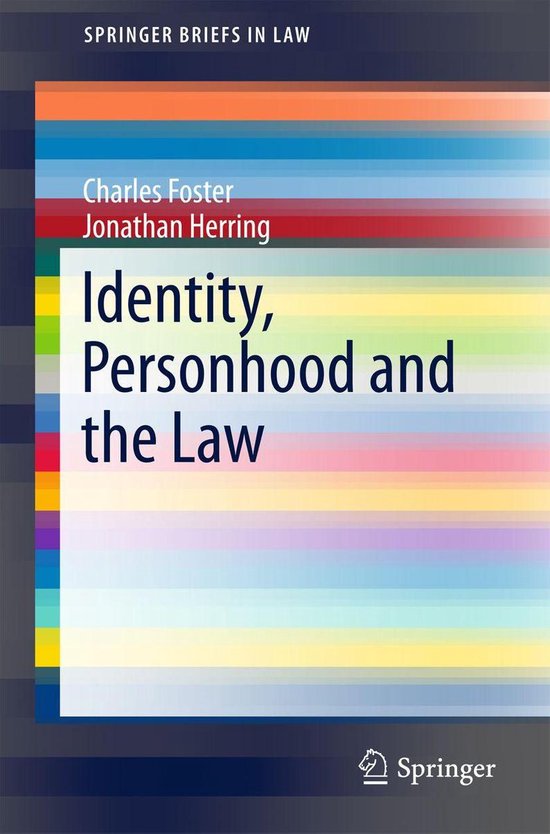 Law and Criminology (R0) - Identity, Personhood and the Law - cover