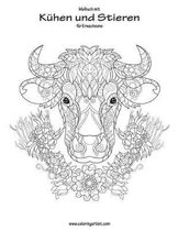 Kühen Und Stieren- Malbuch mit Kühen und Stieren für Erwachsene 1