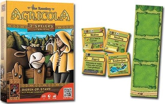Gelijkenis ik betwijfel het berouw hebben Agricola: 2 Spelers Uitbreiding 1 Bordspel | Games | bol.com