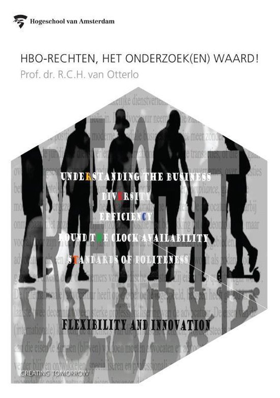 Cover van het boek 'HBO-rechten, het onderzoek(en) waard!' van R.C.H. van Otterlo