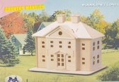 3D Puzzel Bouwpakket Landhuis - hout