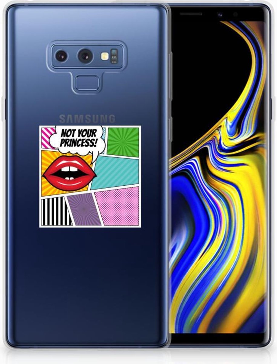 Samsung Galaxy Note 9 Silicone Back Cover Popart Princess