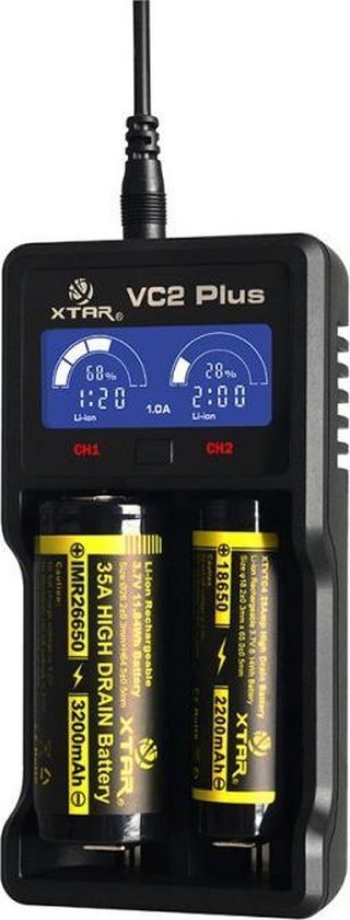 XTAR VC2 Plus Master batterij-oplader