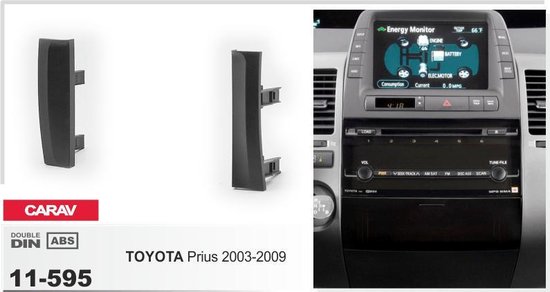 Autoradio android avec cadre 2 DIN TOYOTA Prius 2003-2009 Audiovolt 11-595  | bol.com