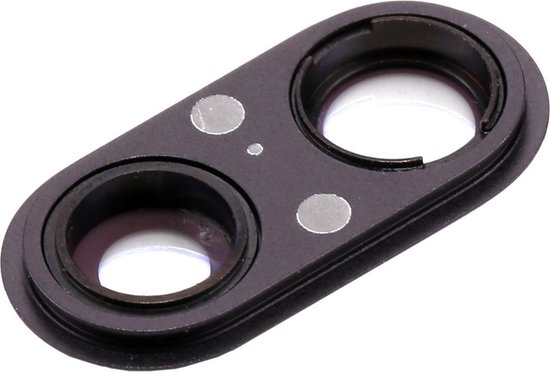 Faites attention au type !! Ring objectif de caméra arrière pour iPhone 8 Plus (noir)