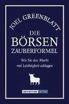 Boek 'De Beurs Tovenaarformule' met een witte stier op een donkerblauwe achtergrond.