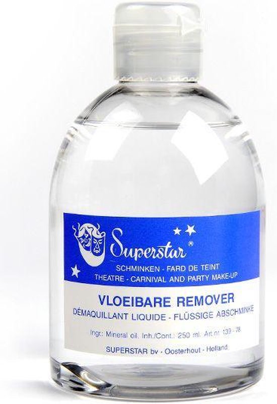 Foto: Superstar vloeibare make up remover olie flacon 250 ml