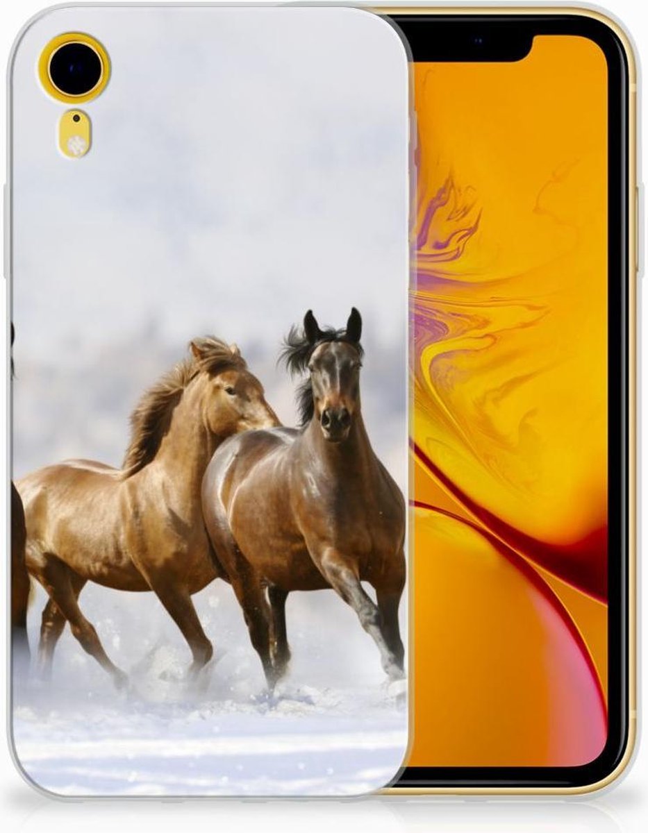 Apple iPhone Xr TPU Hoesje Paarden