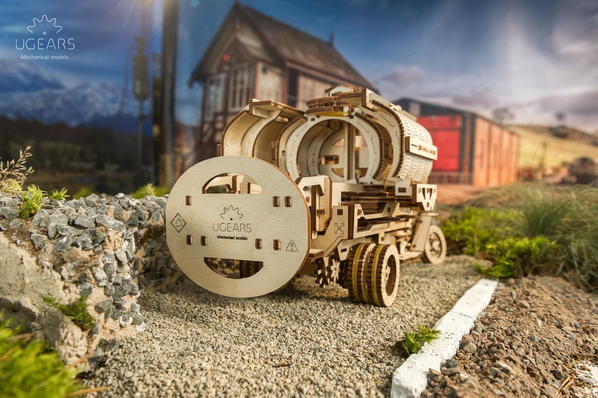 Ugears Modelbouw Hout Mechanische Tanker — afbeelding 4