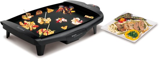 Tefal Compact CB500512 Plancha de Asar, Antiadherente, Compatible