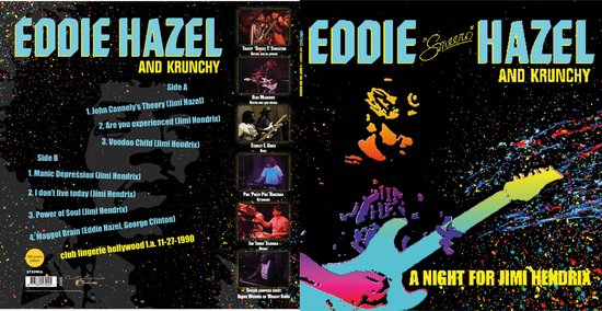 Eddie Hazel and Krunchy - A Night For Jimi Hendrix (LP) (Limited Edition) (Coloured Vinyl)
