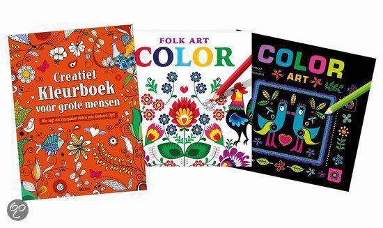 Kleurboeken voor volwassenen set - Populair, Uitgeverij Deltas