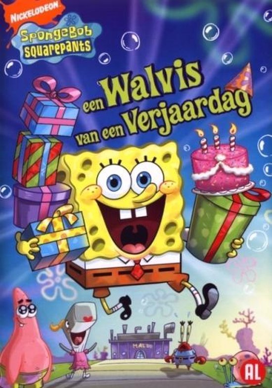 Cover van de film 'SpongeBob SquarePants - Een Walvis Van Een Verjaardag'