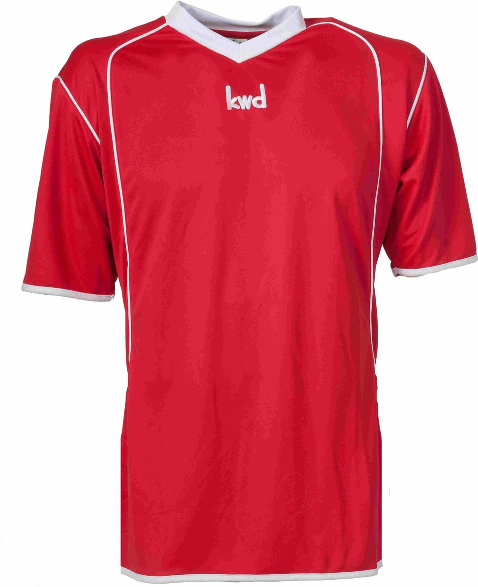 KWD Sportshirt Victoria - Voetbalshirt - Volwassenen - Maat XXL - Rood/Wit