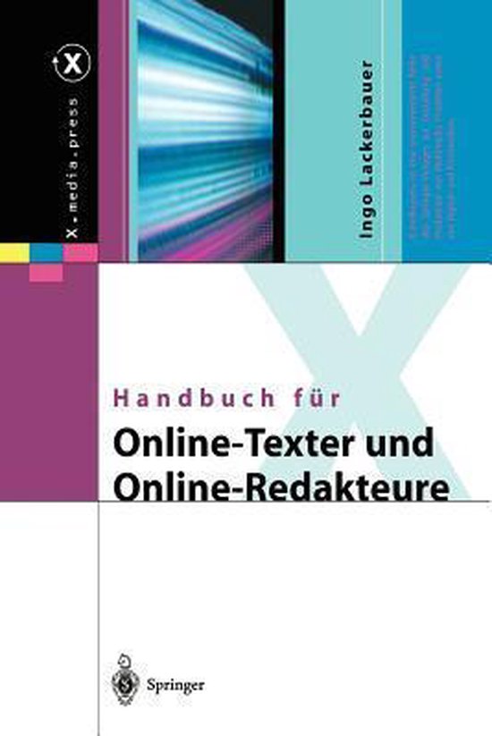 Handbuch fuer Online Texter und Online Redakteure - cover