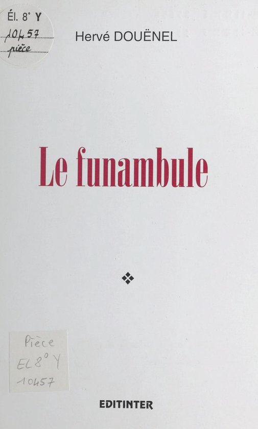 Le funambule - cover