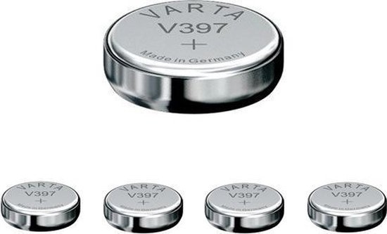5 Stuks - Varta V397 knoopcel horloge batterij | bol.com