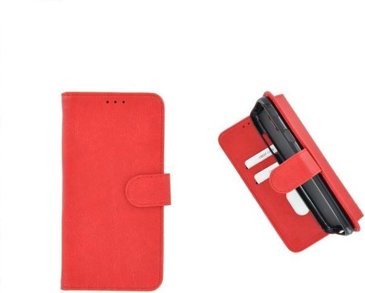 Pearlycase® rood hoes wallet book case Geschikt voor Samsung Galaxy A9 2018