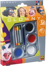 SES Clowny Aquaschmink - 4+3 Kleuren Setje