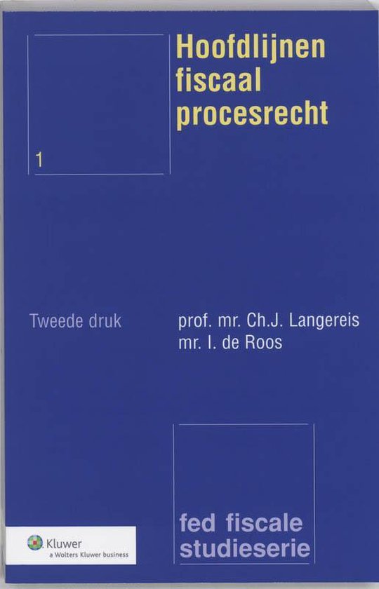 Hoofdlijnen Fiscaal Procesrecht - cover
