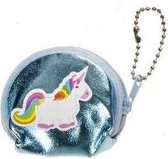 Unicorn mini portemonnee - Blauw | 2 stuks