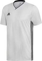 adidas Sportshirt - Maat 116  - Unisex - wit/zwart