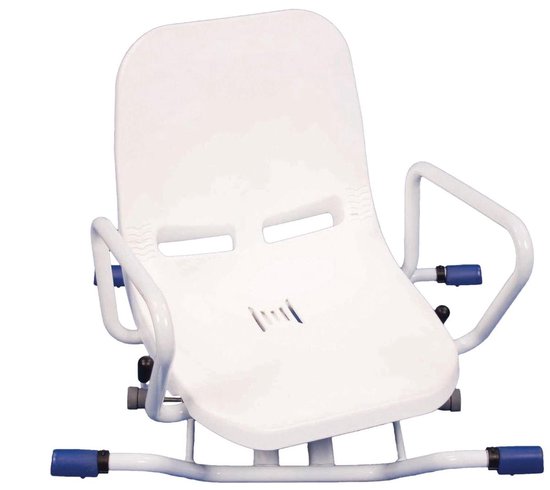 Aidapt Badkuipstoel roterend - Breedte instelbaar max. stabiliteit - Wit van AIDAPT — afbeelding 2