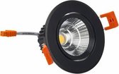 Verstelbare Ronde Zwarte LED Downlight - Crius