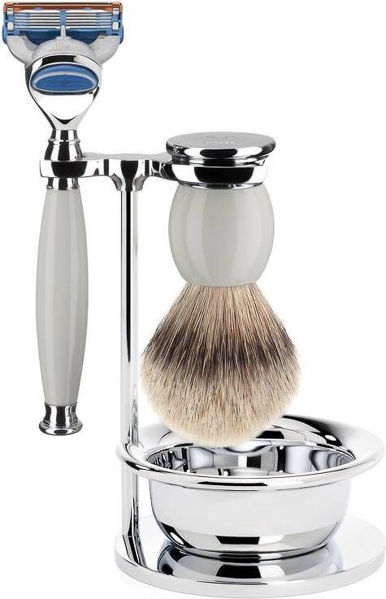 MÜHLE -Scheerset Sophist 4-delig - Porselein - Fusion