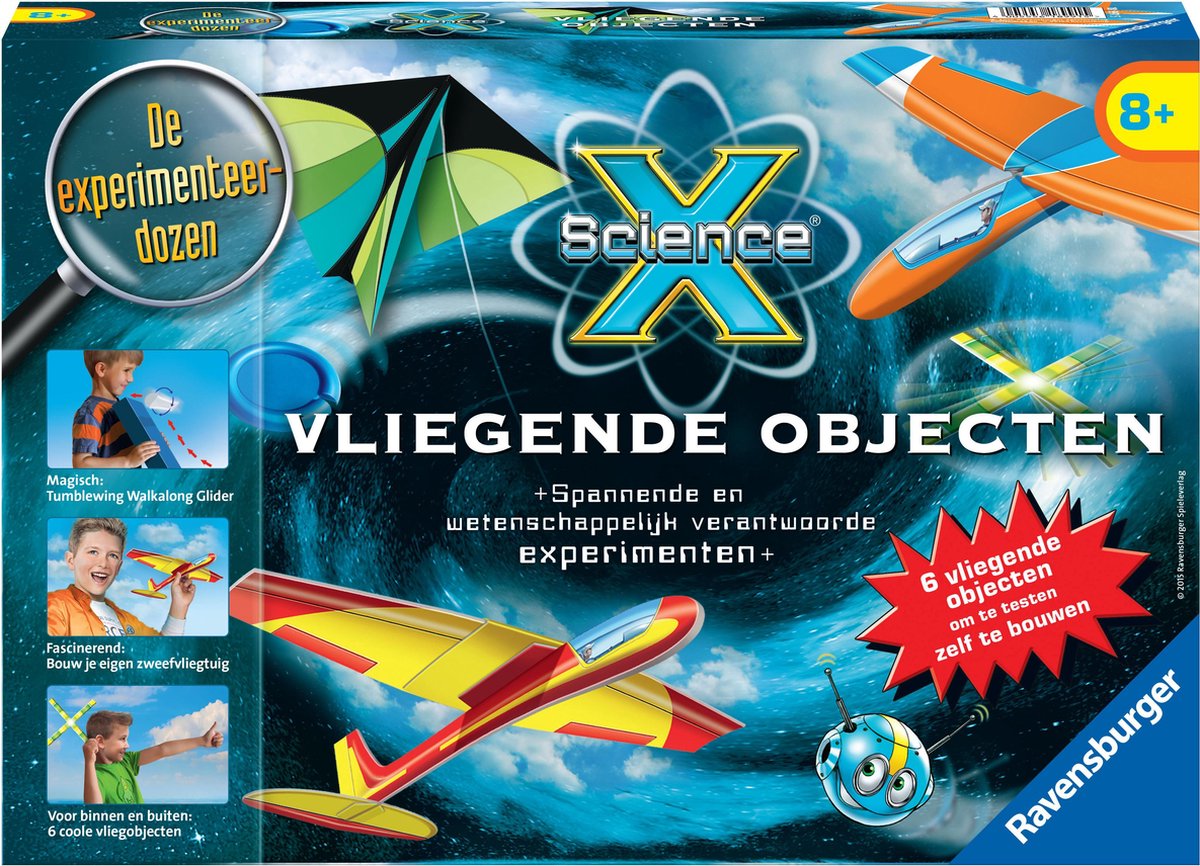 ScienceX® Vliegende objecten - Ravensburger - Experimenteerset