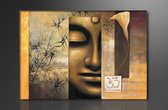 Buddha - Canvas Schilderij 80 x 60 cm