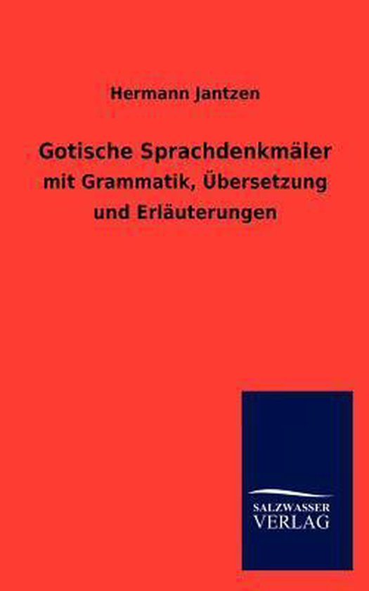 Gotische Sprachdenkmäler - cover