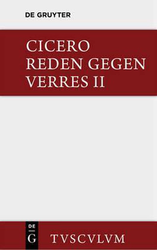 Cicero Rede Gegen Verres übersetzung Die Reden Gegen Verres / In C. Verrem | 9783110361087 | Marcus Tullius