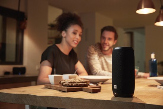 JBL Link 20 Zwart - Draadloze Smart Speaker met Google Assistant - JBL