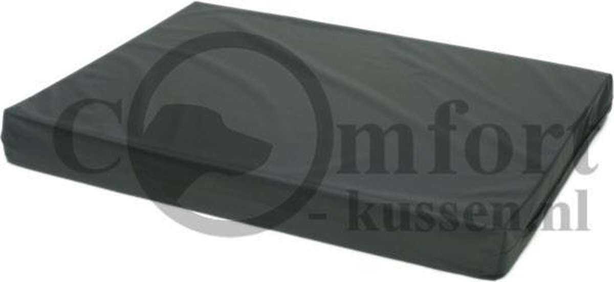 Hondenmatras Nylon antraciet 125x90x10 cm