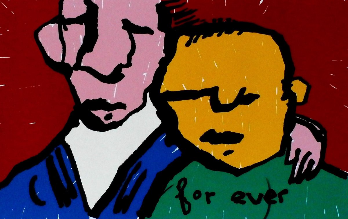Herman Brood Schilderij Zeefdruk 'For ever (Friends)' | bol.com