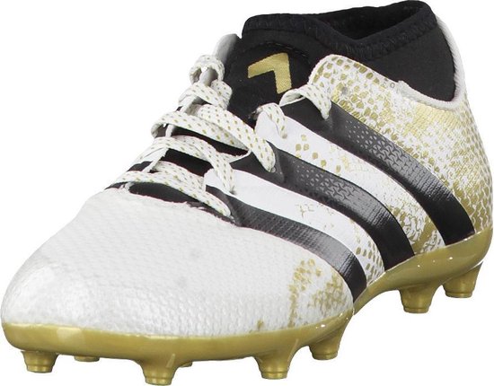 bol.com | adidas ACE 16.3 Primemesh FG/AG Voetbalschoenen - Maat 37 1/3 -  Unisex - wit/zwart/goud