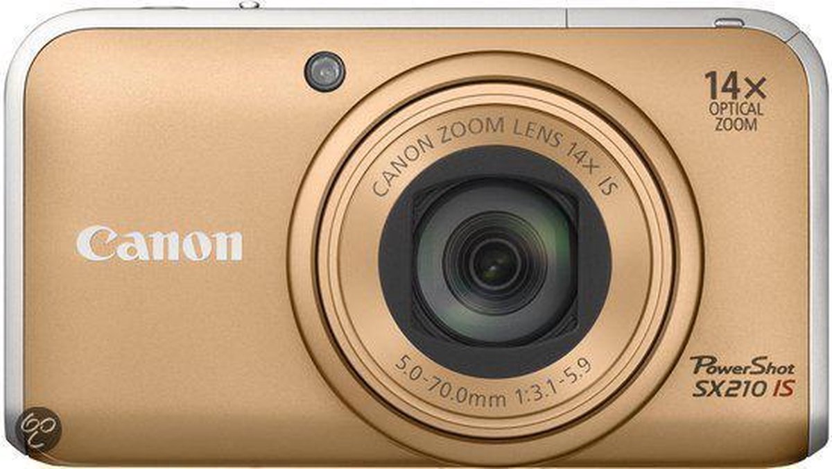 Canon PowerShot SX210 IS - Goud | bol