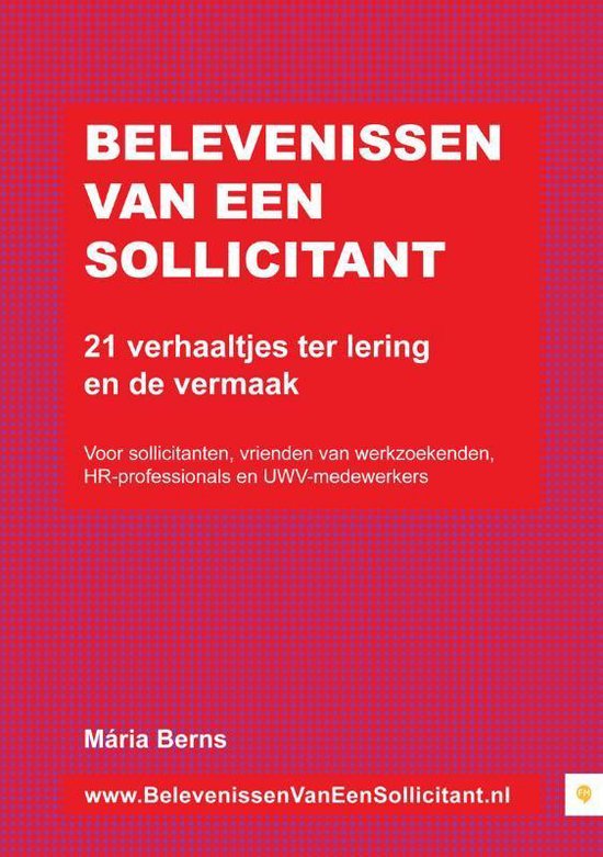 Cover van het boek 'Belevenissen van een sollicitant'