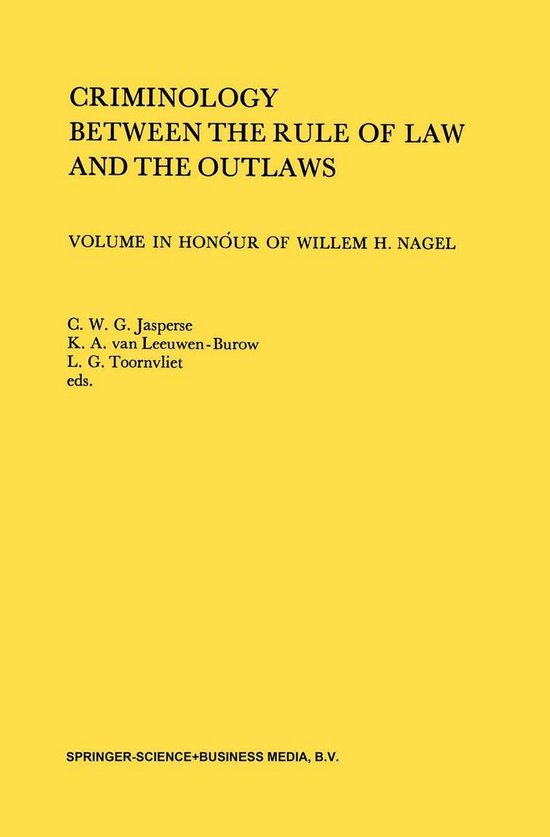 Law and Criminology (R0) - Criminology Between the Rule of L ... - cover